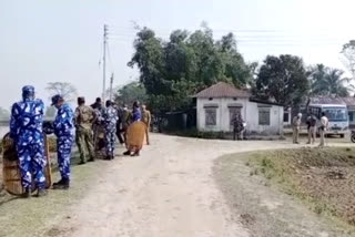 political clash at Mathabhanga