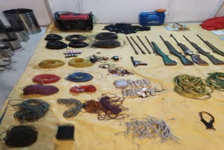 Maoist Camp Busted In Nuapada; Arms, Ammunition Seized