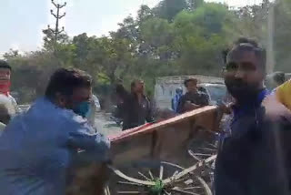 Attack on anti-encroachment squad in Bhopal
