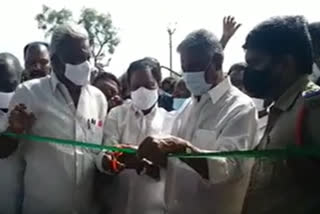 Ministers Narayanaswamy and Peddireddy ramachandra reddy inaugurated rural roads in Nellore