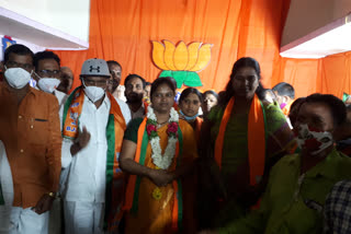 bjp candidate's campaign in ghmc elections 2020