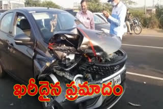 5 Luxurious cars collided on the Vadodara  national highway