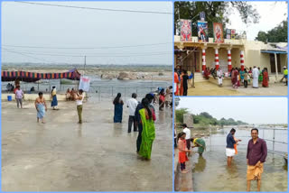 Devotees are few and far between at Pushkara Ghat