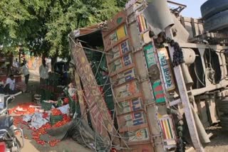 Truck Accident avdhan premise dhule