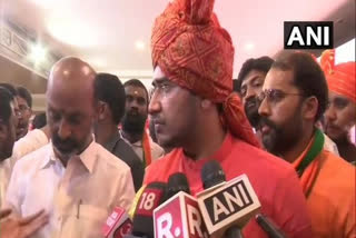 Owaisi brothers not allowed development in old Hyderabad: BJP MP Surya  ഒവൈസി സഹോദരന്മാർ വികസനം അനുവദിക്കുന്നില്ലെന്ന്: ബിജെപി എംപി തേജസ്വി സൂര്യ  ബിജെപി എംപി തേജസ്വി സൂര്യ  യുവമോർച്ച  ഹൈദരാബാദ്  എഐ‌ഐ‌എം  മുഹമ്മദ് അലി ജിന്ന  ഗ്രേറ്റർ ഹൈദരാബാദ് മുനിസിപ്പൽ കോർപറേഷൻ