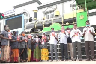 citu protest against railway privatization