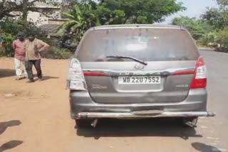 car of actor dev met an accident