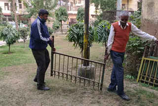 mcd personnel going to take broken grill