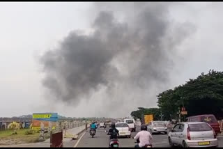 Excitement over smoke leaving Chennai airport