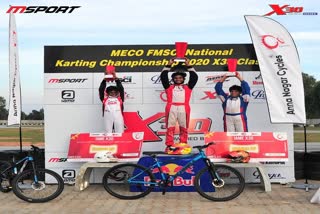 Suriya, Ruhaan And Ishaan Clinch Titles In Meco-FMSCI National Karting Championship