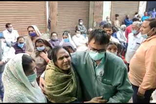 funeral of former minister of bihar op lal