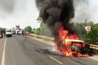 fire in vehicles
