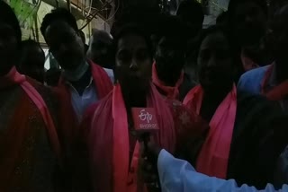 trs corporator candidate campaign in ramanthapur