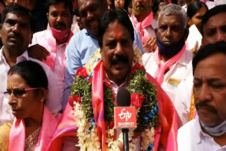 jiyaguda trs corporator candidate mitra krishna campaing in division