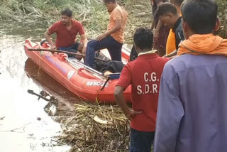 sdrf found local diver Ashok Naidu drowned in Korba