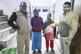 Police of Prahladpur police station introduced the minor girl to her family members under Operation Milap