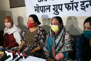 gas tragedy victims held conference in bhopal