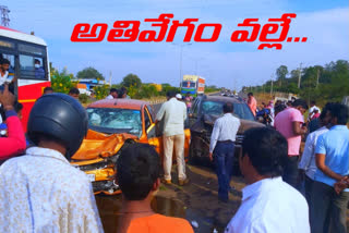 six injured in car accident at kaveli junction