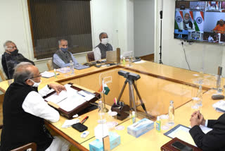 pm modi virtual meet with states over covid situation, Jaipur News