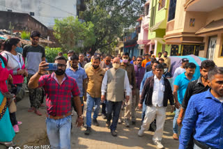 Jamshedpur east MLA Saryu Rai visited his constituency area