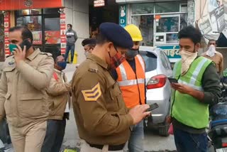 paonta sahib police on masks