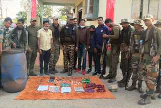 naxalite dump found in joint operation in rajnandgaon