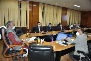 Review Meeting at Secretariat