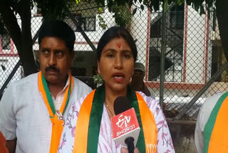 sanathnagar bjp candidate annapurna campaign in division