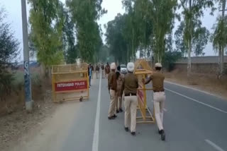 Fatehabad Punjab border open between farmers delhi march