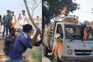 Trinamool Congress workers  BJP workers beaten Birbhum  Dilip Joshi BJP Latest News  പശ്ചിമ ബംഗാള്‍ ബിജെപി  ബിജെപി പ്രവര്‍ത്തന് വെടിയേറ്റു  ദിലീപ് ഘോഷ്  ബിജെപി സംസ്ഥാന അധ്യക്ഷന്‍  തൃണമൂല്‍ പ്രവര്‍ത്തകര്‍