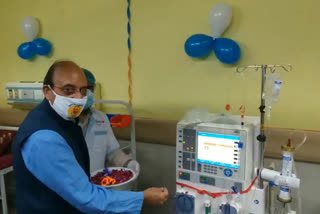 Uttar Pradesh Health Minister Jai Pratap Singh inaugurates dialysis unit in Noida