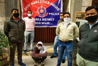 Anti narcotics team arrested drug smuggler with more than 2 kg of marijuana in Dwarka