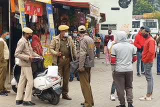 89 invoices made by police in 2 days for not wearing masks in Bilaspur