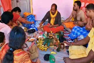 people worship devothan ekadashi puja in deoghar