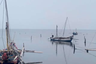 ராமநாதபுரம் நிவர் புயல் தாக்கம்  தனுஷ்கோடி நிவர் புயல்  nivar cyclone effect sea ramain silent in rameswaram  rameswaram nivar cyclone effect  dhanushkodi nivar cyclone effect  ராமேஸ்வரம் நிவர் புயல்