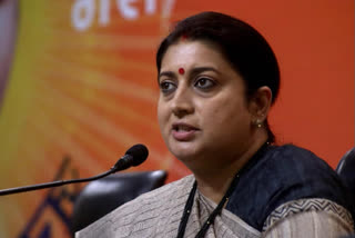 Smriti Irani slams TRS govt over Hyderabad floods