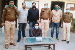 ऑपरेशन आग, man arrested with illegal weapon, illegal weapon and cartridge, man arrested in Jaipur, Operation aag,  एक्शन अगेंस्ट गन,  Action against gun