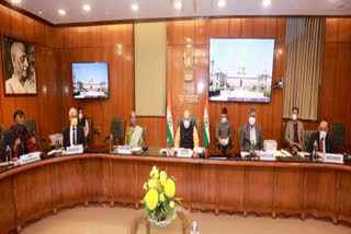 HM chairs 1st meet of panel for commemorating nation's 75th anniversary of independence