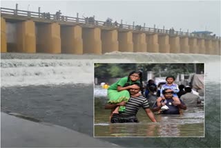 Nivar storm  7,000 cubic feet of Water released from Sembarambakkam lake