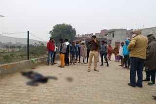 workers dead body found near gohana railway station
