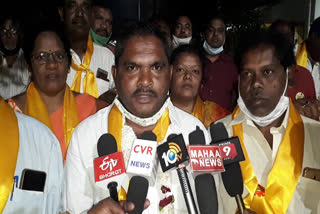 mallapur tdp candidate rajesh campaign in division