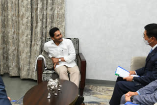 Kia Motors representatives who met CM Jagan