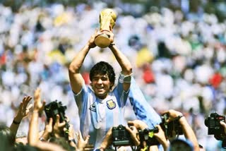 Football legend Diego Armando Maradona