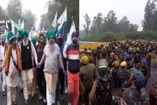 farmers  protest at Khuiyan Malkana toll plaza in Sirsa