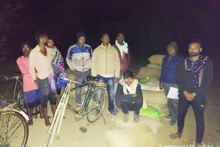 police seize paddy Amlipadar police seize paddy