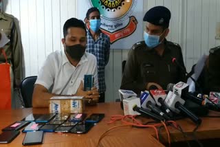 police-arrested-an-accused-in-an-electronic-shop-theft-case-in-raipur