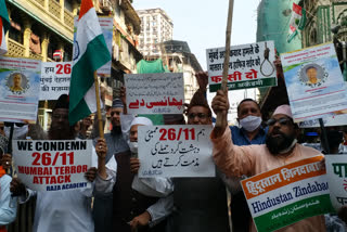 raza academy protest against pakistan and demand death penalty of hafiz saeed