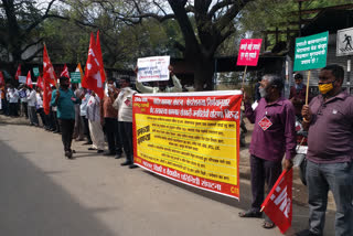 Nationwide agitation of workers