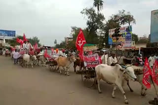 Etapalliti Bullock cart March