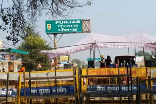 IRB troops deployed due to farmers protest on haryana punjab border in dabwali sirsa